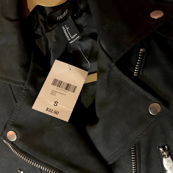 Black Pleather jacket - Picture 4 of 4